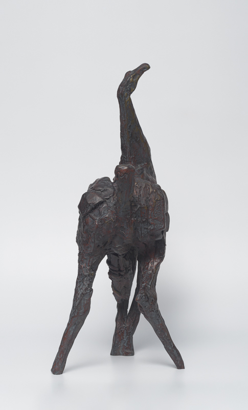 Bow and Arrow — Headless beast arched like a bow, massive arrow thrust — ritualistic tension and desire