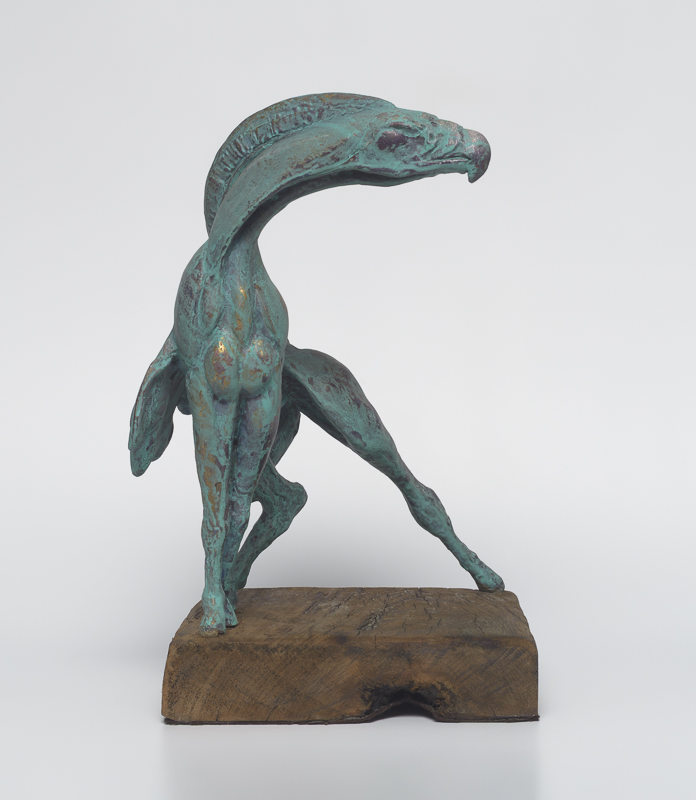 Spirit of Africa — Bronzene Allegorie aus Adler, Fisch, Erde, Feuer — innere Schau hinter dem Schleier