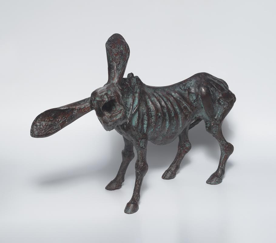 Wandering Donkey — Komischer Esel mit langen Ohren, im Iah
